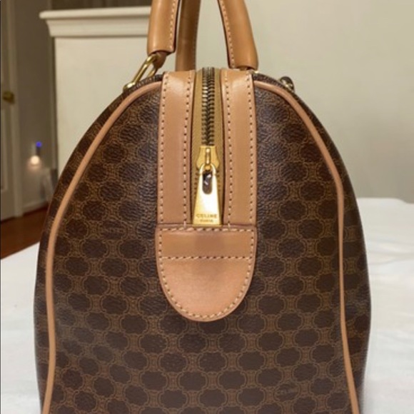 Celine Boston Handbag Macadam Brown - Picture 4 of 12